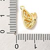 Brass Micro Pave Cubic Zirconia Pendants ZIRC-P113-02G-3