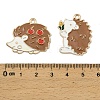 Alloy Enamel Pendants FIND-I064-07G-3