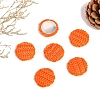 Woolen Fabric Cabochons PW-WGEBB1D-03-1