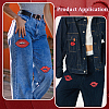 21Pcs 7 Styles Computerized Embroidery Polyester Sew on Patches PATC-PH0001-87-5
