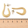 304 Stainless Steel Stud Earrings for Women EJEW-K302-08G-3
