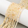 Heated Natural Citrine Beads Strands X-G-L622-C05-3mm-B-1