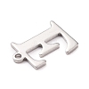 Tarnish Resistant 304 Stainless Steel Charms STAS-H112-E-P-3