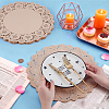 100Pcs Paper Wedding Party Table Mat AJEW-WH0696-674-4