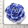 Synthetic Shell Dyed Carved Flower Connector Charms SHEL-D081-01G-3