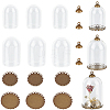 10 Sets 2 Styles Glass Dome Cover AJEW-SC0002-71A-1