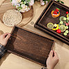 3Pcs 3 Styles Wood Tea Tray AJEW-PH0009-97-3