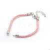 Adjustable Nylon Cord Bracelet Making MAK-F026-B06-P-1