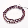 Electroplated Non-magnetic Synthetic Hematite Beads Strands G-K259-07E-2