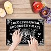 Printed Wood Pendulum Dowsing Divination Board Set DJEW-WH0324-067-5