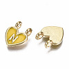 Alloy Enamel Charms ENAM-T012-02N-RS-3