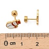 Christmas 304 Stainless Steel Stud Earrings EJEW-A144-01B-G-3