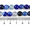 Natural Striped Agate/Banded Agate Beads Strands G-Z060-A01-B25-4