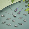 30Pcs Hollow Out Alloy Bead Cage Pendants KK-PH0014-14P-4