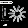 12Pcs Faceted  Natural Quartz Crystal Double Terminated Points G-OC0002-58-2