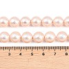 Wrinkle Textured Shell Pearl Beads Strands BSHE-E016-10mm-09-3