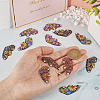 DIY Butterfly Wing Earring Making Kit RESI-TA0002-18-14