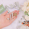 12Sets Alloy Pendants Findings FIND-CA0009-94P-3