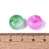 Two Tone Acrylic European Beads OACR-Q200-24-4