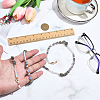 1Pc Polymer Clay with Alloy and Crystal Neck Strap for Eyeglasses AJEW-CN0005-04E-3