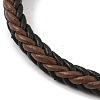 Braided Microfiber Leather Cord Bracelets BJEW-B096-10P-2