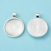 25mm Transparent Clear Domed Glass Cabochon Cover for Alloy Photo Pendant Making TIBEP-X0009-S-RS-2