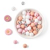 DIY Daisy Round Beads Findings Kits DIY-FS0010-24B-3