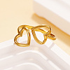 304 Stainless Steel Cuff Open Rings WGD404C-02-1