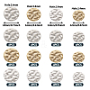 48Pcs 12 Styles Brass Connector Charms KK-TA0001-39-10