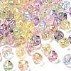 UV Plated Transparent Acrylic Beads OACR-P032-02M-1