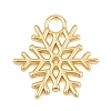 Christmas Brass Charms KK-CBA0565-08G-1