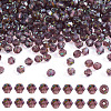 Picasso Baking Paint Glass Seed Beads SEED-TA0001-62J-1