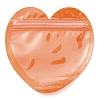 Heart Shaped Plastic Packaging Yinyang Zip Lock Bags OPP-D003-02C-1