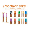 20Pcs 10 Styles Transparent Resin & Walnut Wood Big Pendants RESI-TA0001-59-4