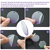 Transparent Gradual Change Acrylic Pendants OACR-CJC0010-01-5