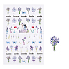 Retro Style Nail Decals Stickers MRMJ-T007-31C-1