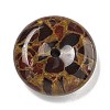 Synthetic Gold Clinquant Stone Pendants G-P549-03B-1
