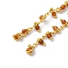 Brass Cable Chain Necklace Making KK-K337-12G-07-2