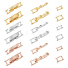 32Pcs 8 Styles Brass Fold Over Clasps KK-FH0007-56-1