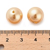 Baking Painted Pearlized Glass Pearl Round Beads HY-Q001-02B-01-3