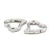 Zinc Alloy Spring Gate Rings X-PALLOY-L233-05A-P-3