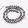 Natural Labradorite Bead Strands G-G947-05-6mm-2