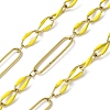 304 Stainless Steel Enamel Figaro Chains CHS-U003-02G-05-1