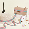 10 Yards Polycotton Ribbons OCOR-WH0070-185B-4