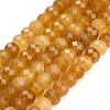 Faceted Dyed Natural White Jade Beads Strands GG-CBAE966-01B-F-2