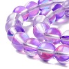 Synthetic Moonstone Beads Strands G-E573-02B-11-3
