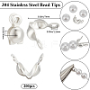 200Pcs 304 Stainless Steel Bead Tips STAS-BBC0005-79-2