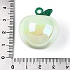 Plating Opaque Acrylic Pendants PACR-T018-02A-3