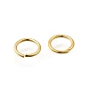 Brass Open Jump Rings KK-B147-03G-G-3
