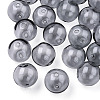 Transparent Blow High Borosilicate Glass Globe Beads GLAA-T003-09G-4